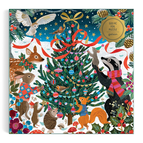 Victoria Ball Woodland Merrymakers 500 Piece Foil Puzzle