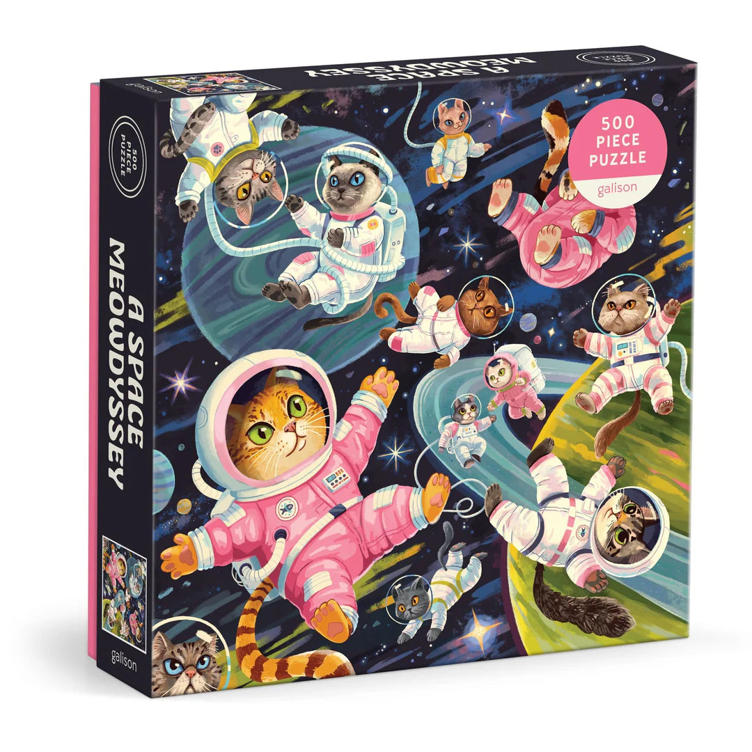 A Space Meowdyssey 500 Piece Puzzle