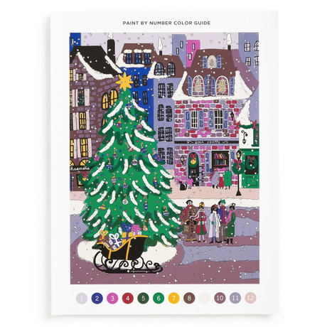 Joy Laforme Christmas Square 9 x 12 Paint by Number Kit