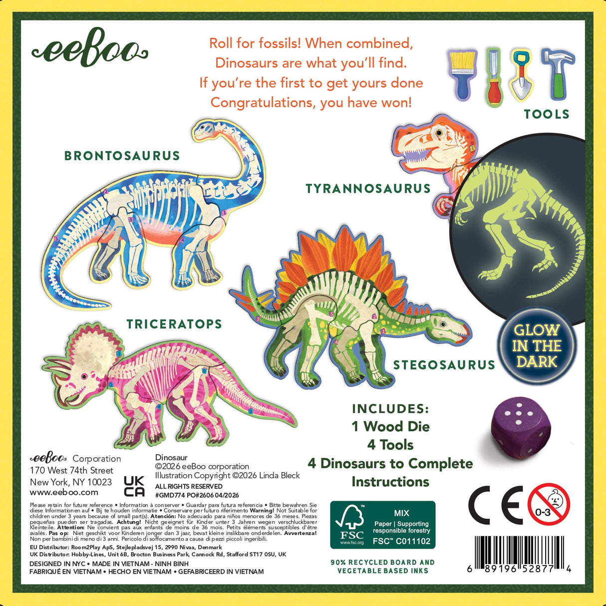 Dinosaur Dice Game