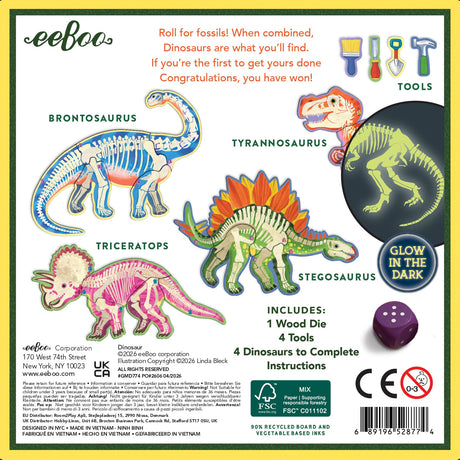 Dinosaur Dice Game
