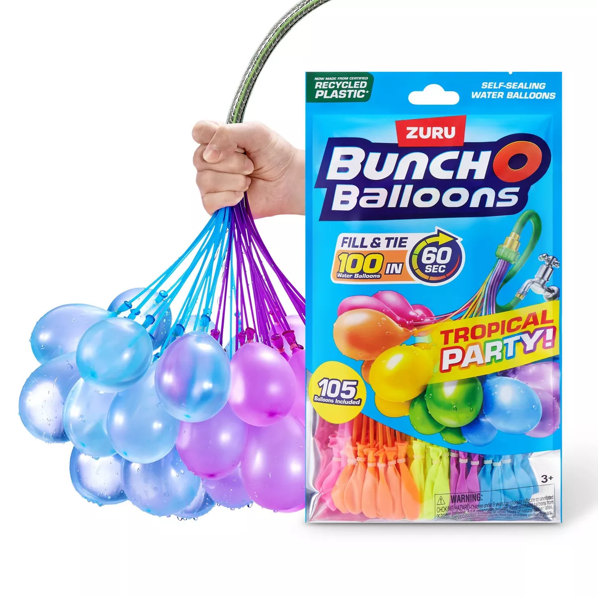 Zuru Bunch O Balloons 3 Pk Tropical Party