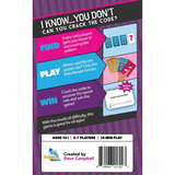 I Know...You Don't Card Game