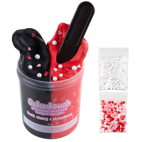 Geladough Gourmet Scented Fidget Dough - Black Cherry & Strawberry