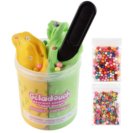 Geladough Gourmet Scented Fidget Dough - Pineapple & Watermelon