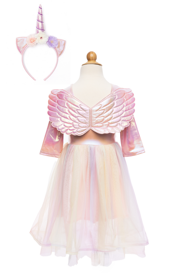 Alicorn Dress with Wings & Headband 3/4