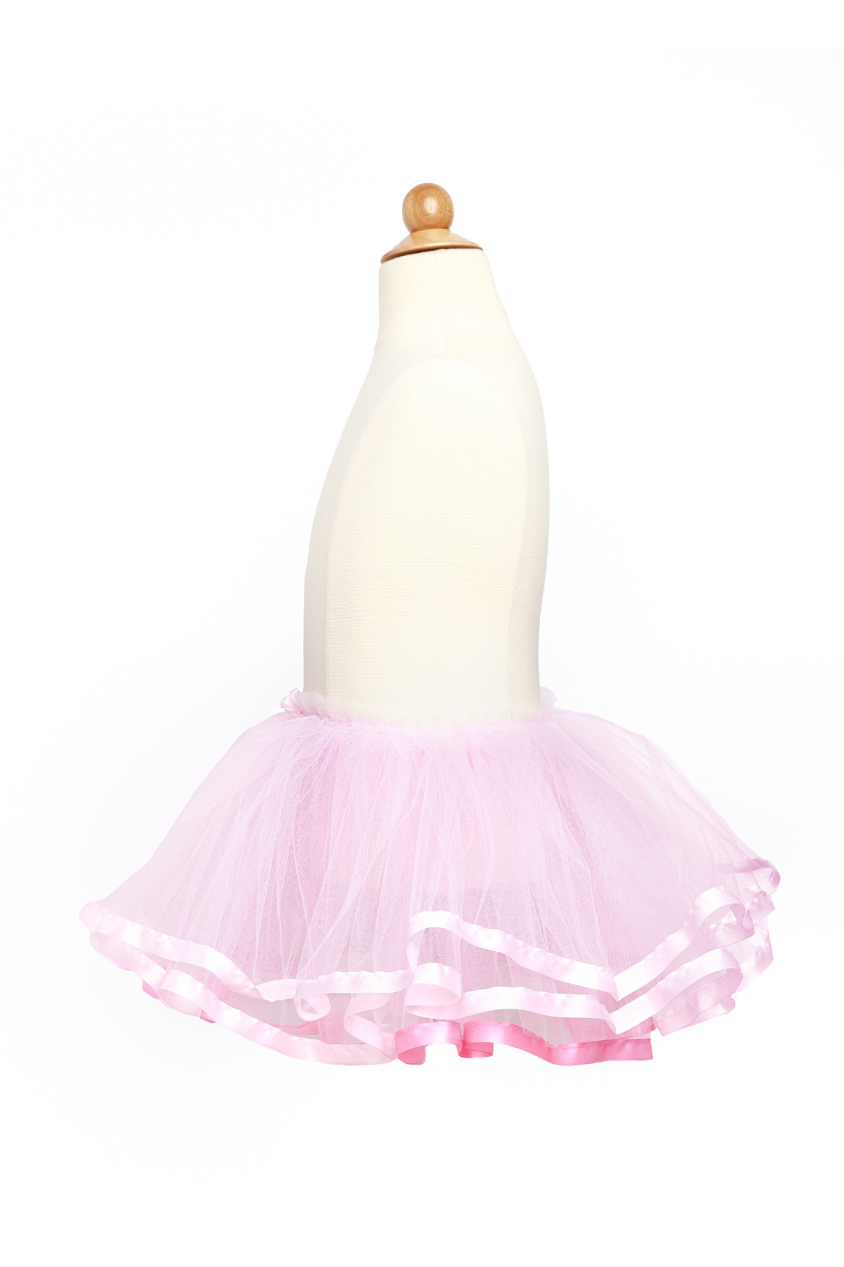 Elegant Pink Ribbon Tutu 4-7
