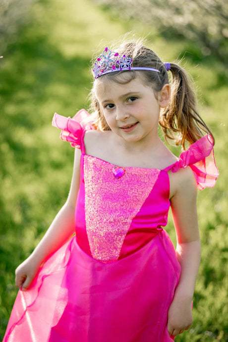 Party Princess Dress Hot Pink Size 5/6