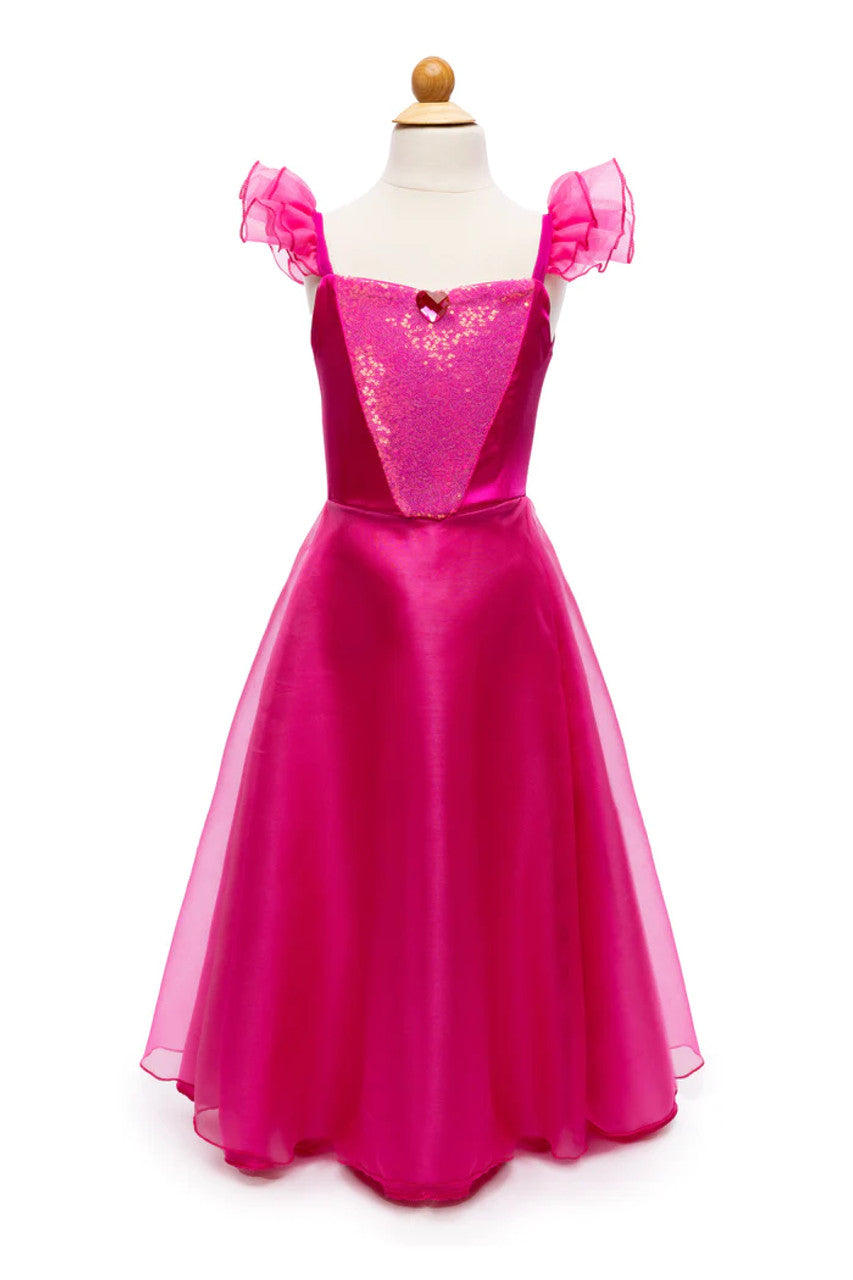 Party Princess Dress Hot Pink Size 5/6
