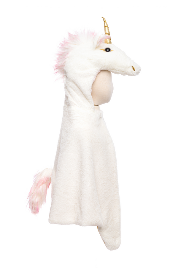 Unicorn Cuddle Cape, White 4-6