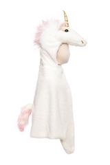 Unicorn Cuddle Cape, White 4-6