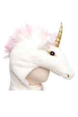 Unicorn Cuddle Cape, White 4-6