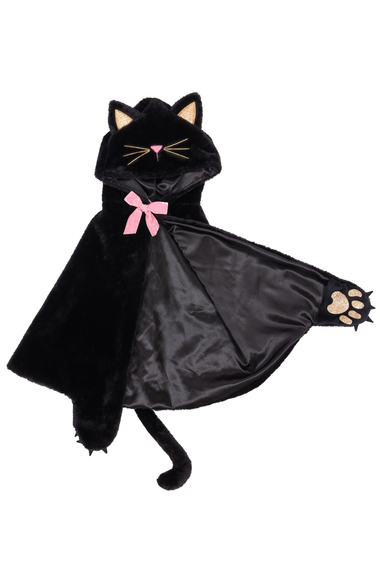 Black Cat Cuddle Cape, Size 4-6