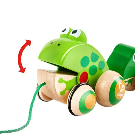 Hape E0365 Pull-Along Frog Family