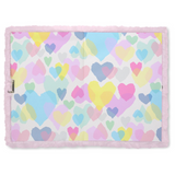 Heart Tie Dye Lock and Key Furry Journal