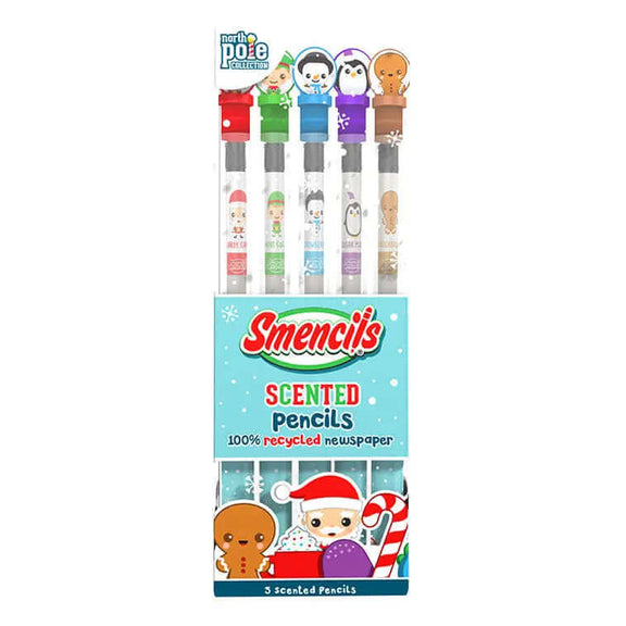 Holiday Smencils 5 Pack