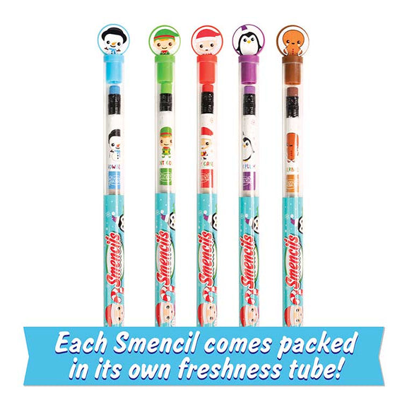 Holiday Smencils 5 Pack