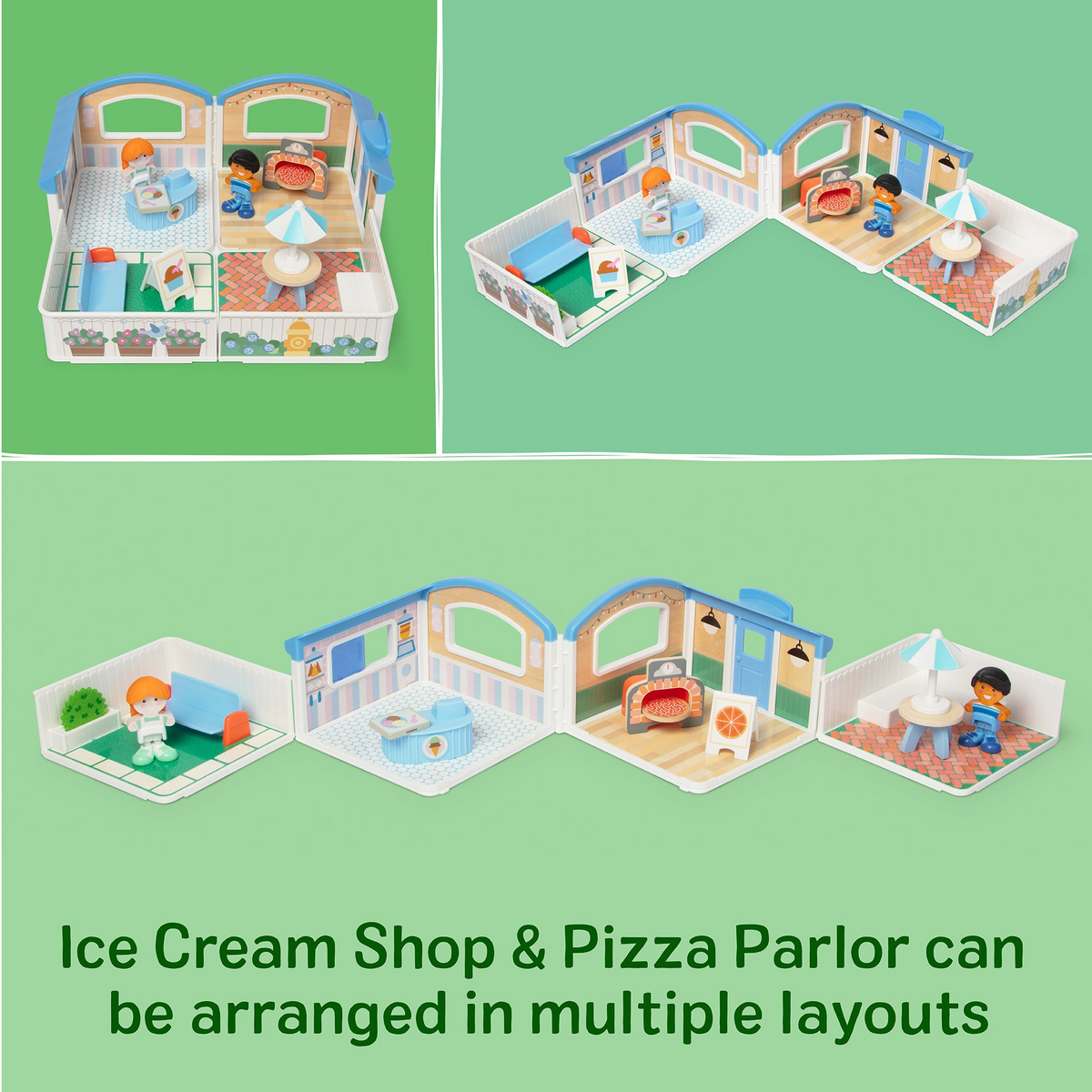Cheery Lane Ice Cream & Pizza Play Set