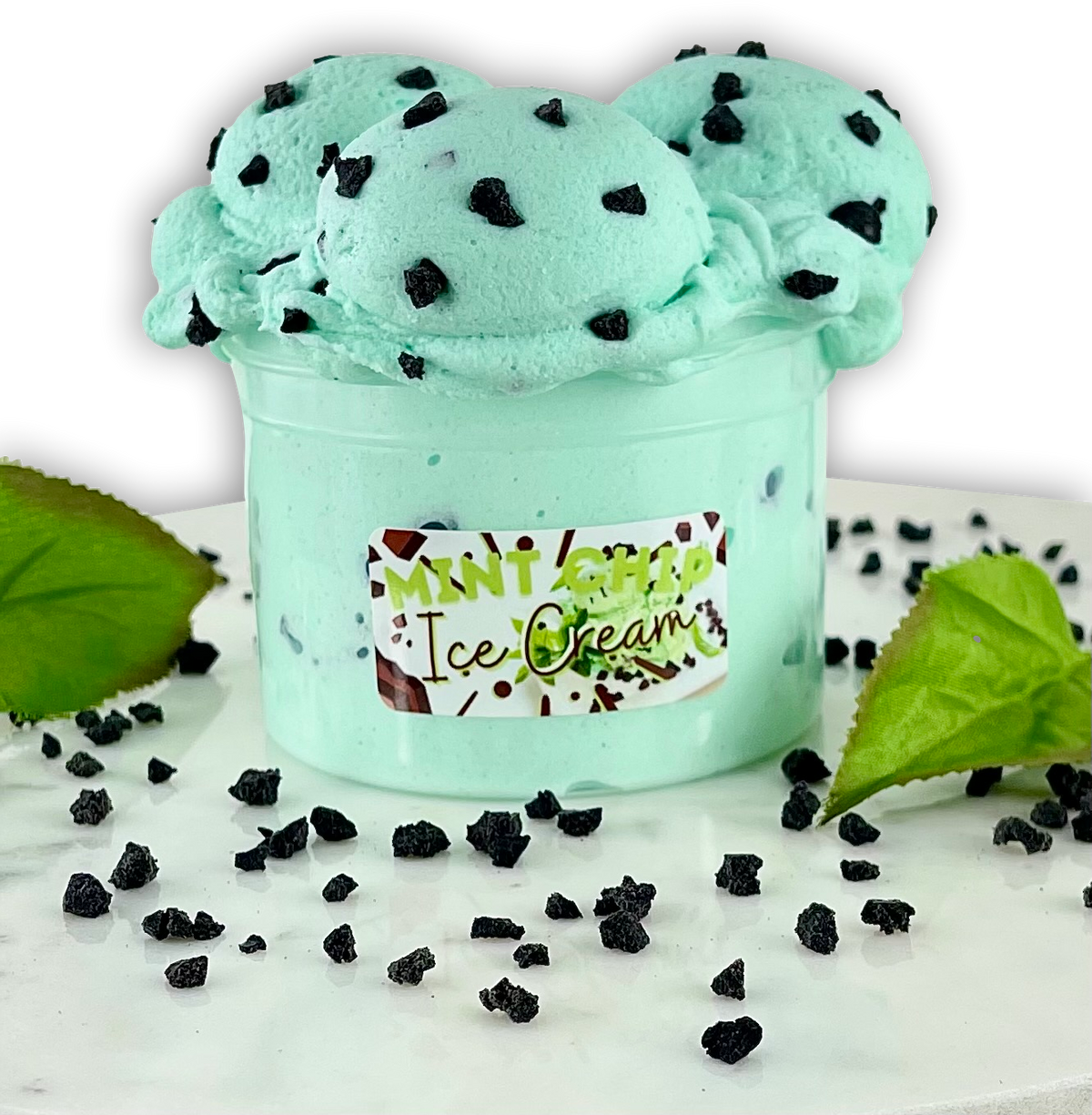 Mint Chip Ice Cream Dope Slimes