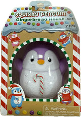 Squishy Penguin Gingerbread House Asst