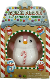 Squishy Penguin Gingerbread House Asst