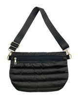 Black Crossbody Puffer Bag