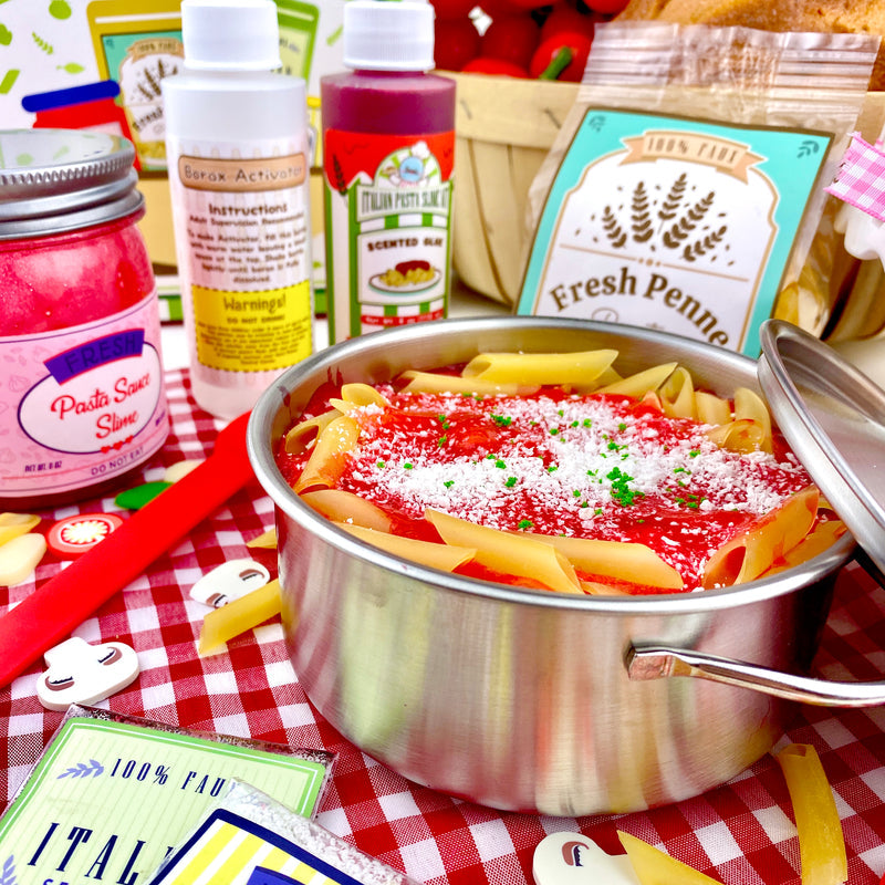 Shelly's Italian Pasta DIY Slime Kit Kawaii Slime