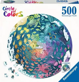 Circle of Colors Ocean Round 500 Piece Jigsaw Puzzle