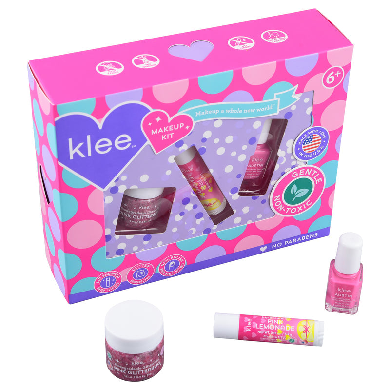 Klee Naturals Pink Sugar Swirls Play Makeup Kit