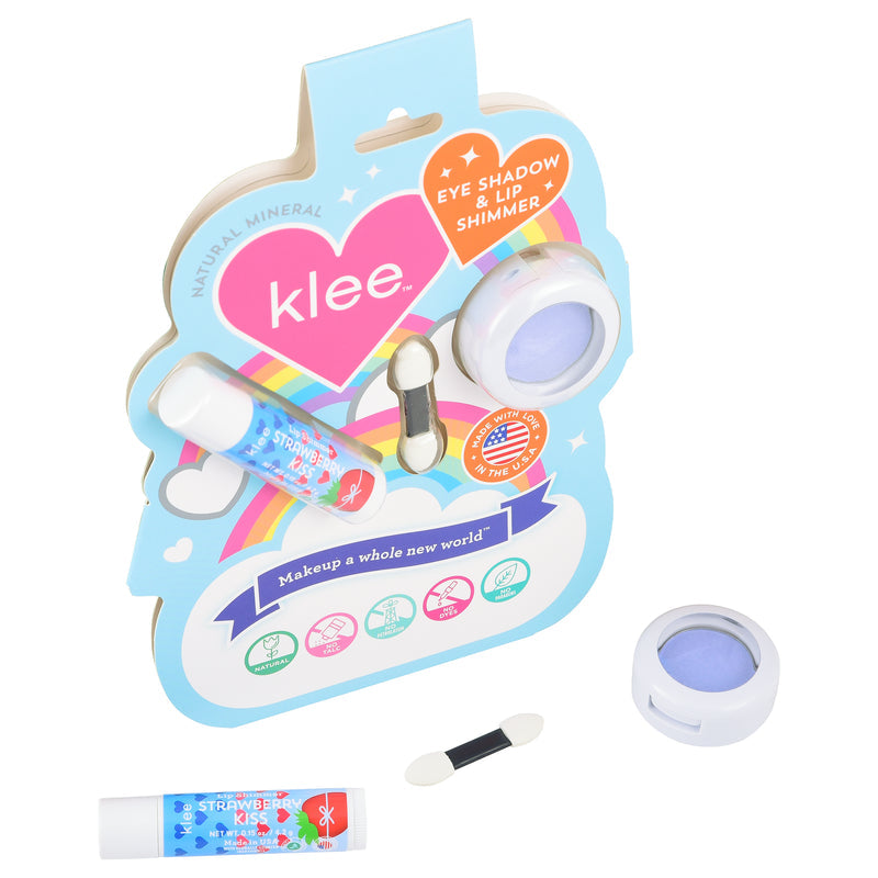 Klee Naturals Periwinkle Kiss Natural Play Eye Shadow & Lip Shimmer