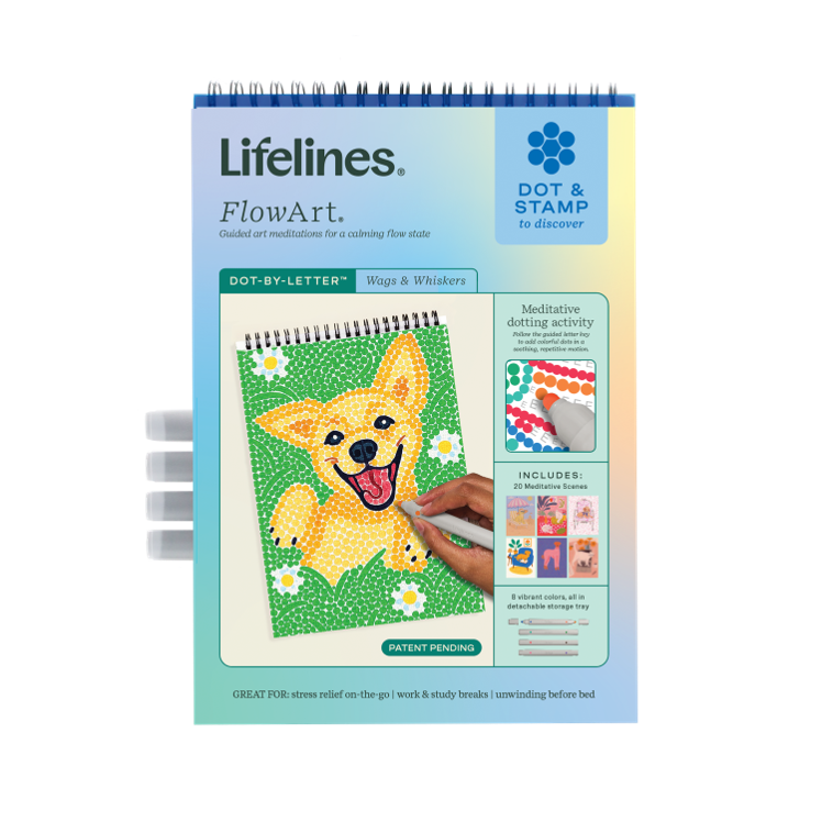 Lifelines FlowArt: Dot-By-Letter, Wags & Whiskers