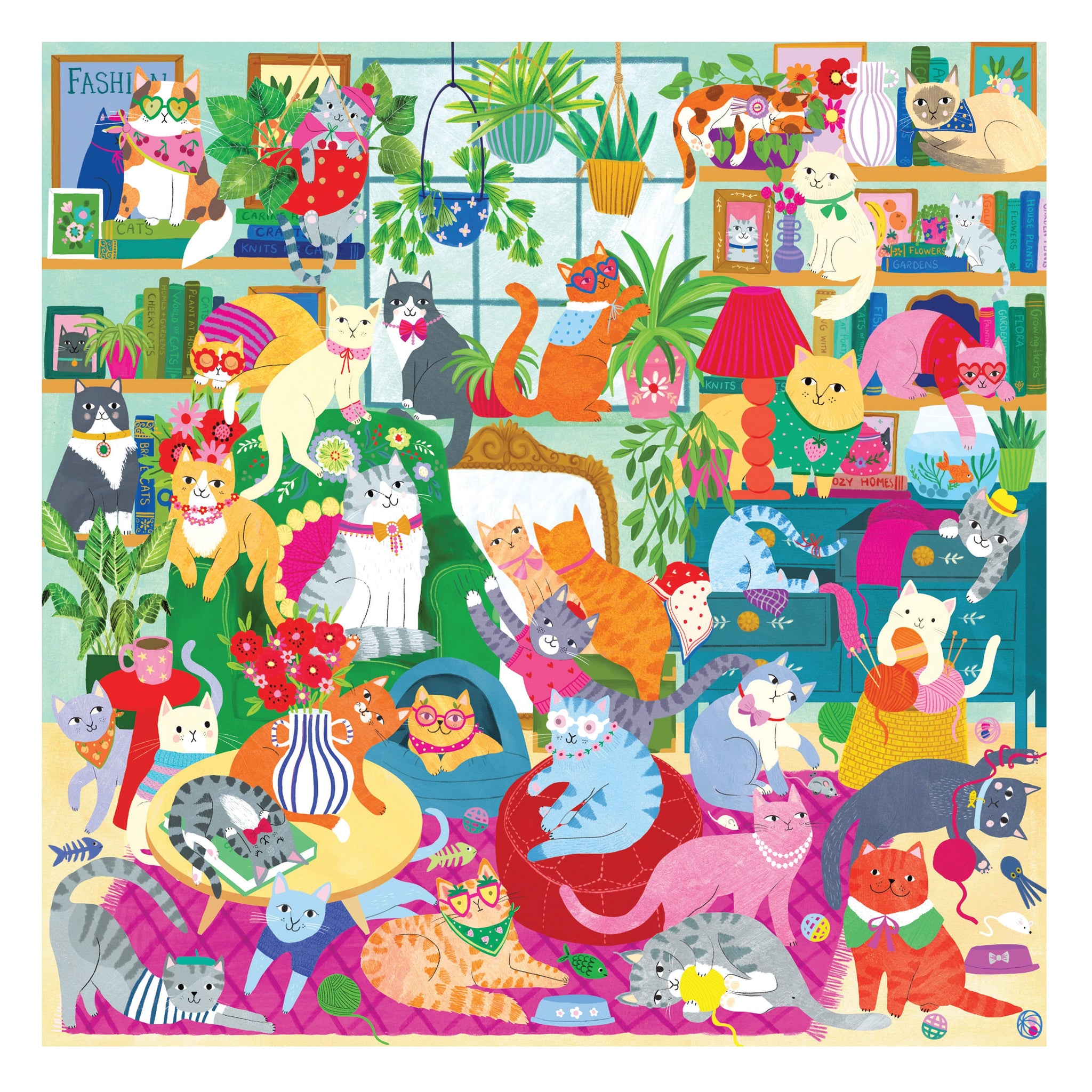 Caturday Afternoon 500 Piece Family Puzzle – Turner Toys