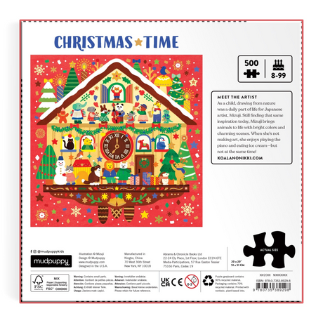 Christmas Time 500 Piece Foil Puzzle