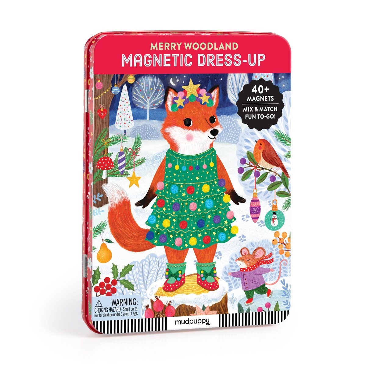 Mudpuppy Merry Woodland Magnetic Dress-Up Set