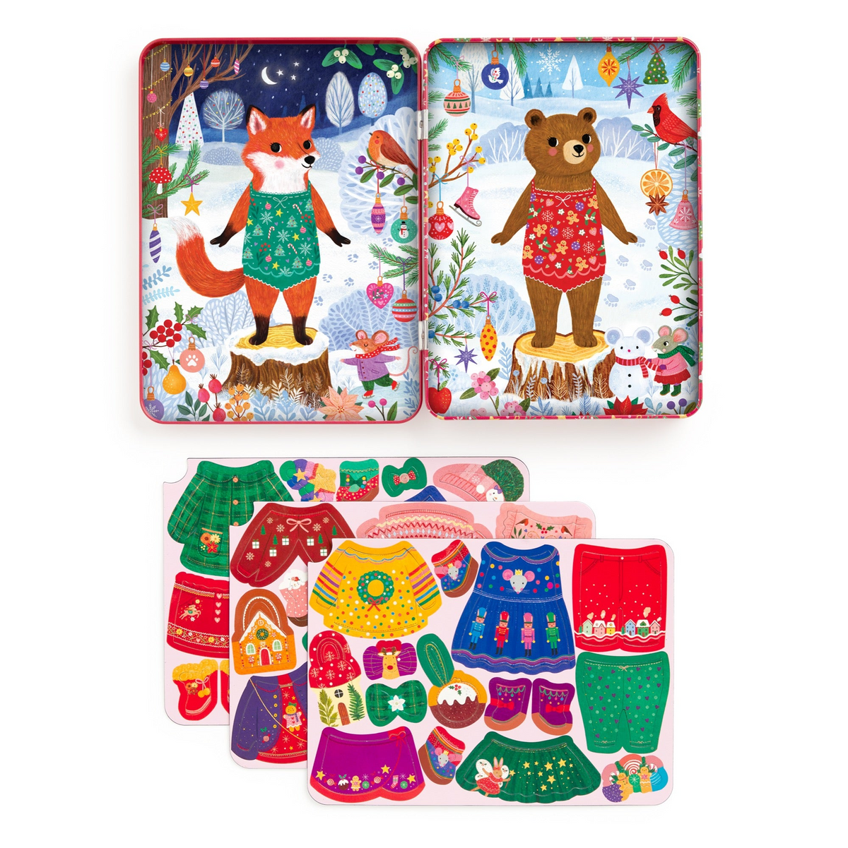 Mudpuppy Merry Woodland Magnetic Dress-Up Set