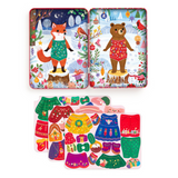 Mudpuppy Merry Woodland Magnetic Dress-Up Set