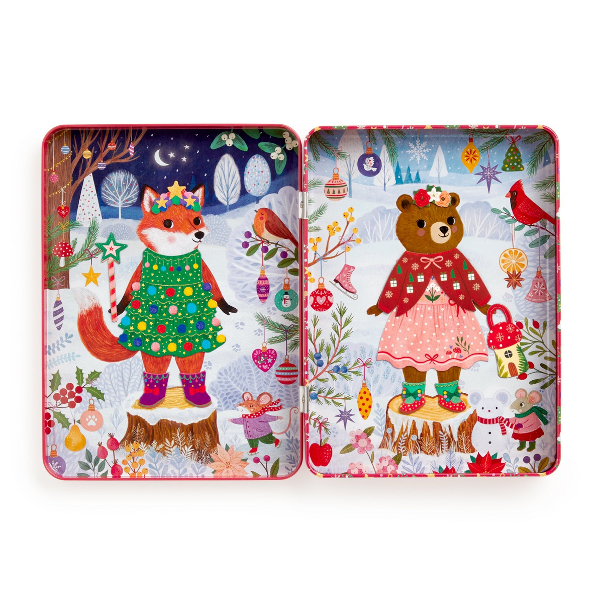 Mudpuppy Merry Woodland Magnetic Dress-Up Set