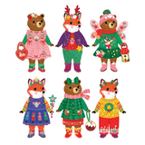 Mudpuppy Merry Woodland Magnetic Dress-Up Set