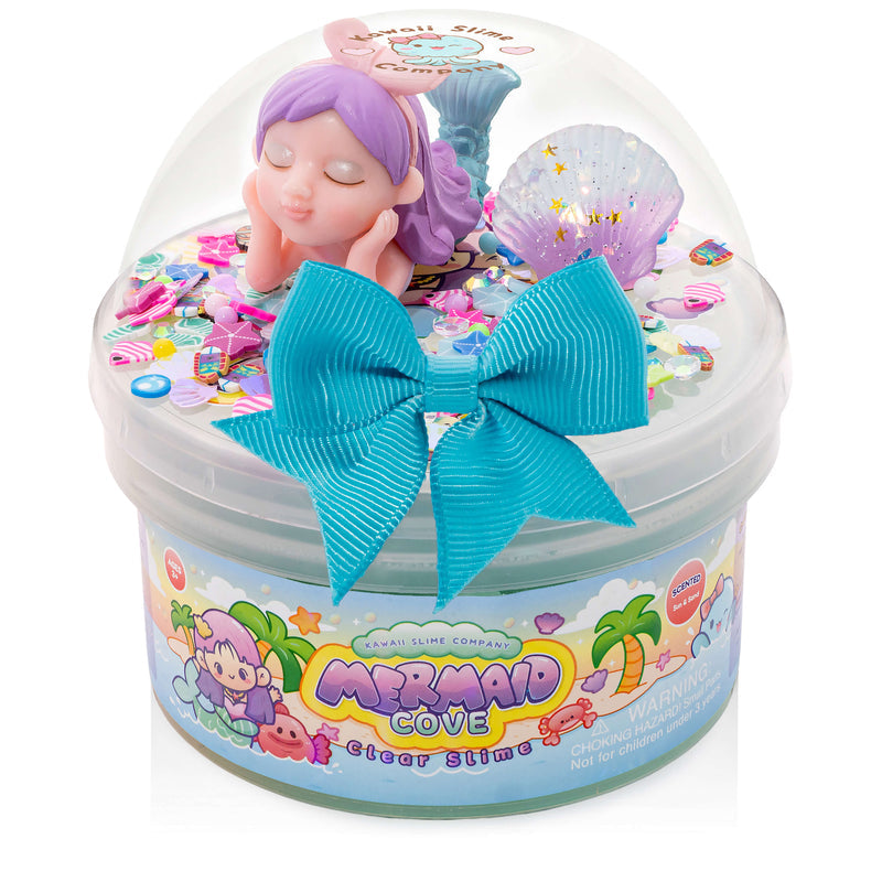 Mermaid Cove Clear Signature Dome Kawaii Slime
