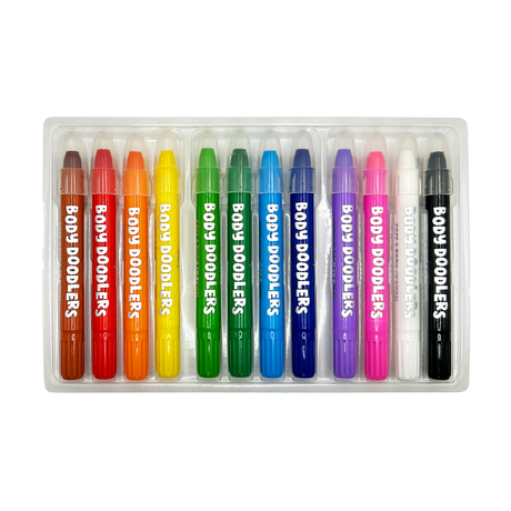Body Doodlers 12 Face & Body Crayons
