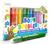 Body Doodlers 12 Face & Body Crayons