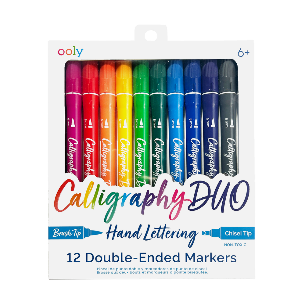 Calligraphy Duo Double-Ended Markers - Set of 12
