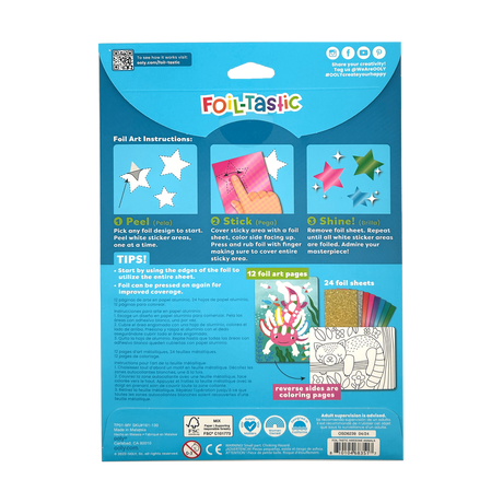 Foil-tastic Foil Art & Coloring Awesome Animals