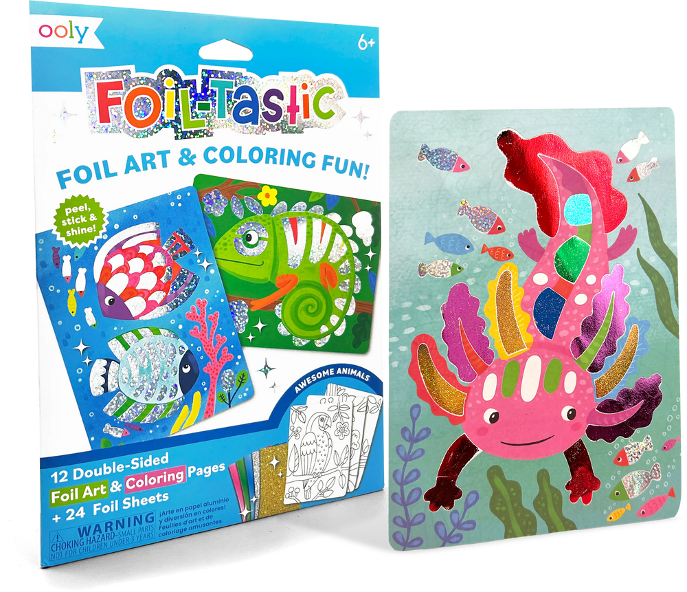 Foil-tastic Foil Art & Coloring Awesome Animals
