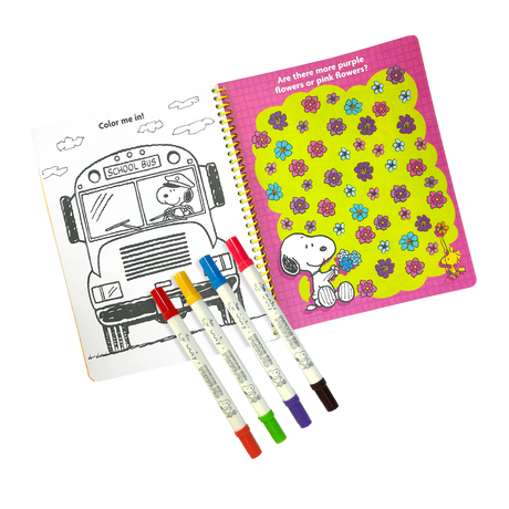 Ooly x Peanuts Activity Travel Kit & Double-Ended Markers