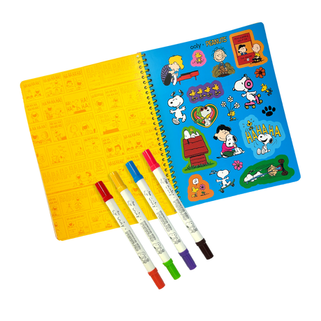 Ooly x Peanuts Activity Travel Kit & Double-Ended Markers