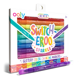 Switch-Eroo Sparkle Glittery Color Changing Markers