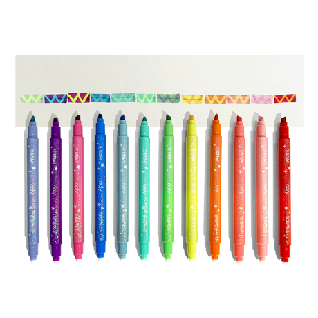 Switch-Eroo Sparkle Glittery Color Changing Markers