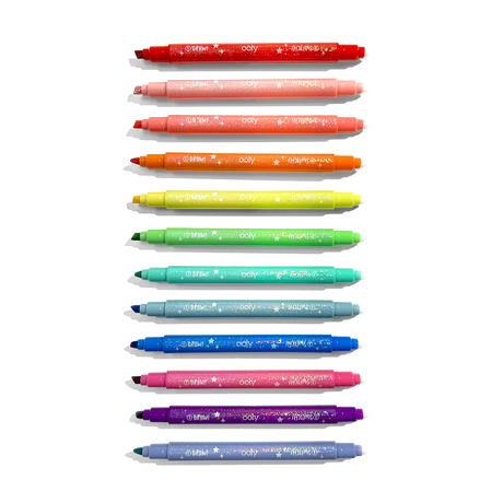 Switch-Eroo Sparkle Glittery Color Changing Markers