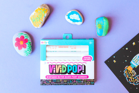 Vivid Pop! 8 Water Based Paint Markers - Pastel